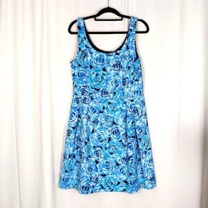 Luxe by Carmen Marco Valvo Floral A-Line Dress Size 12